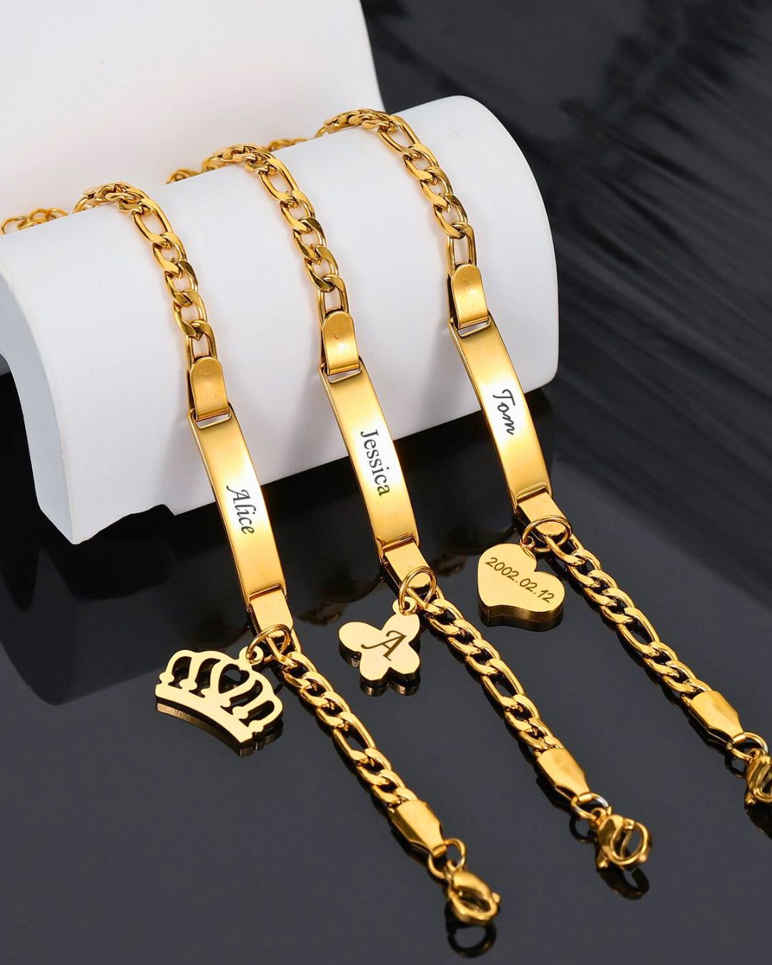 Pulseira infantil personalizada (2 gravações)