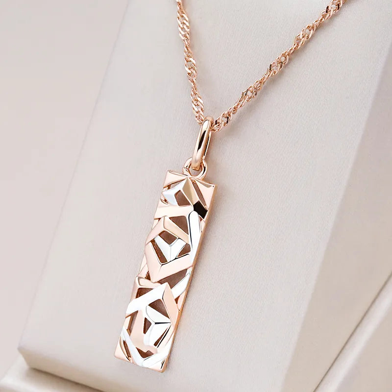 Colar Ouro Rose 585 Modelo Retrô étnicas