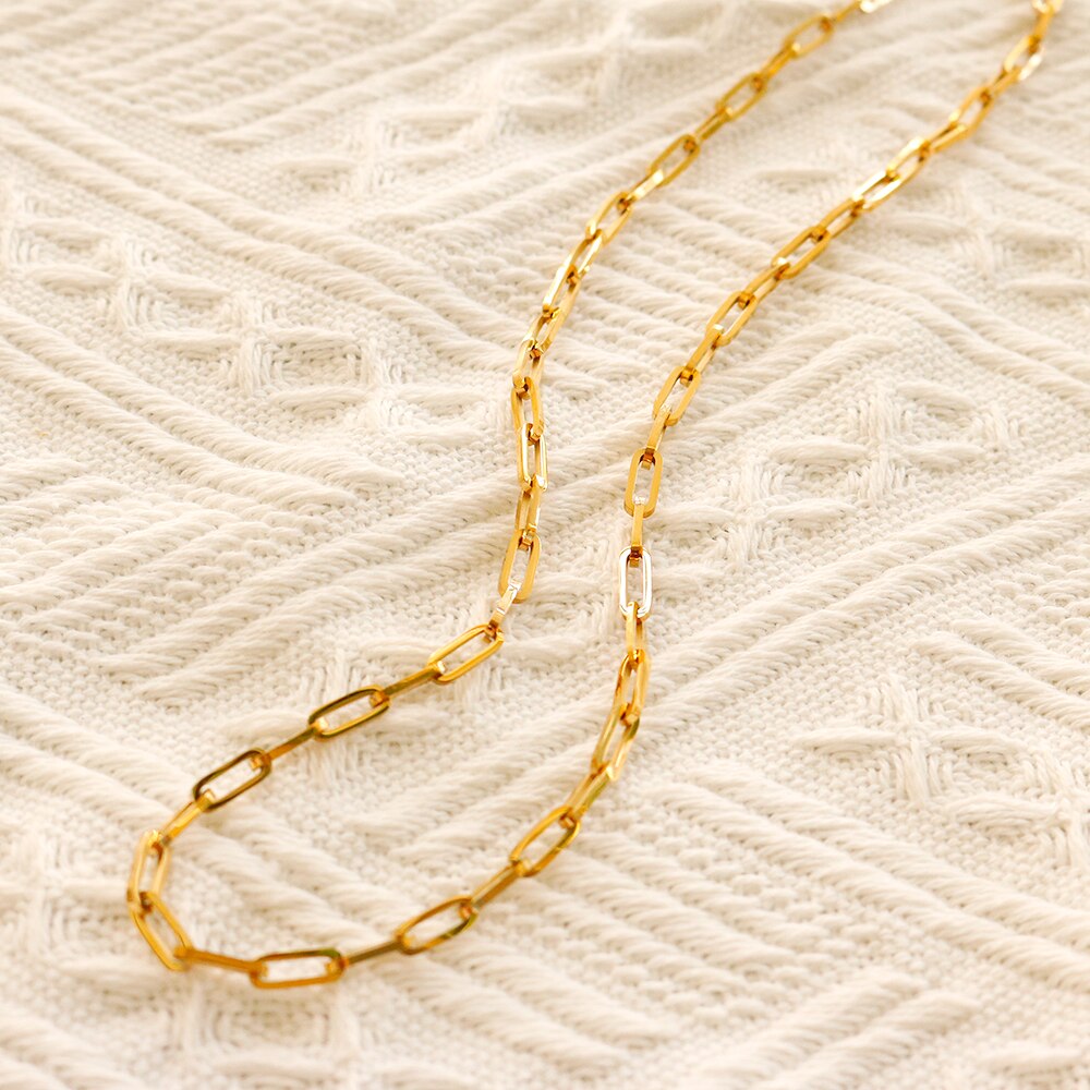 Colar Elo Carter Masculino Banhado a Ouro 18k