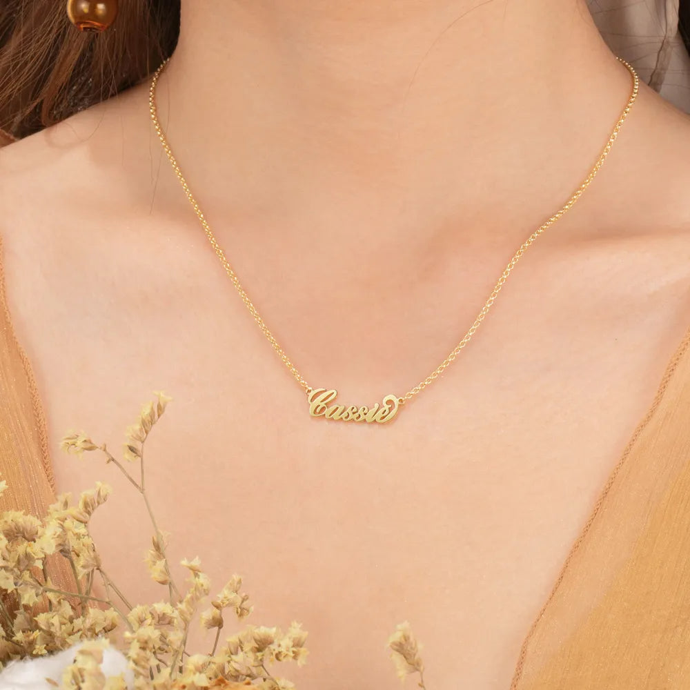 Colar Personalizado (Ouro 18k, Prata 925, Ouro Rose)