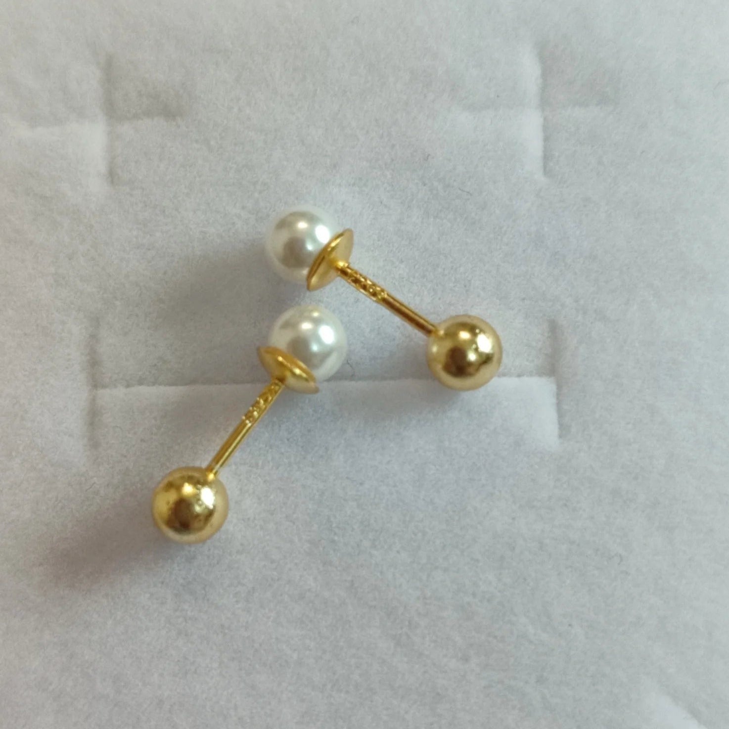 Brinco infantil ouro 18 / Prata 925 / 1 ano de garantia