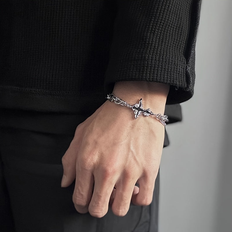 Pulseira de Aço Inoxidável Dupla Camada coleção loft masculino 2024.2