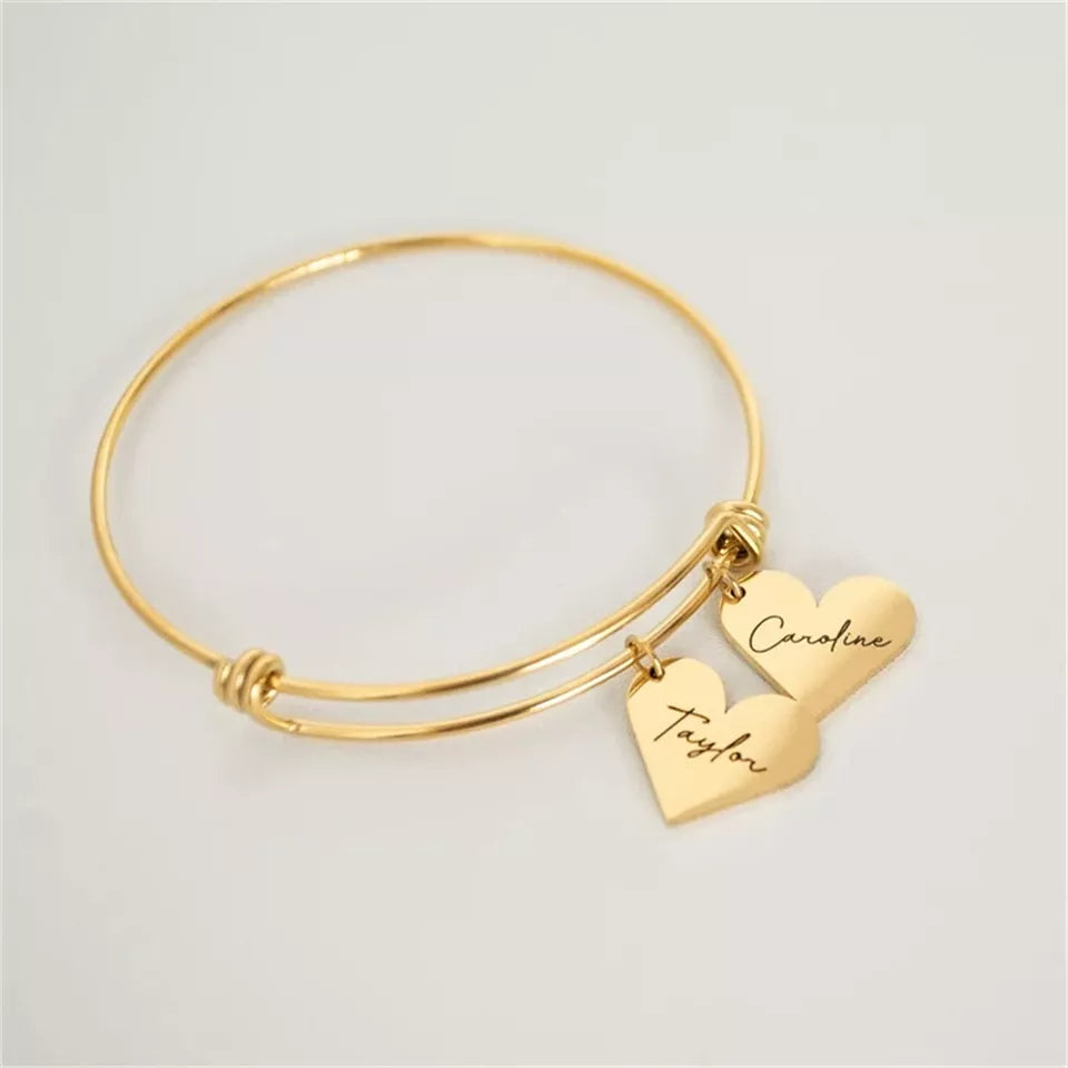 Bracelete Feminino Coração personalizado