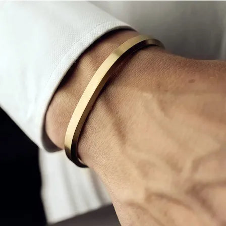 Bracelete Masculino Minimalista 6mm