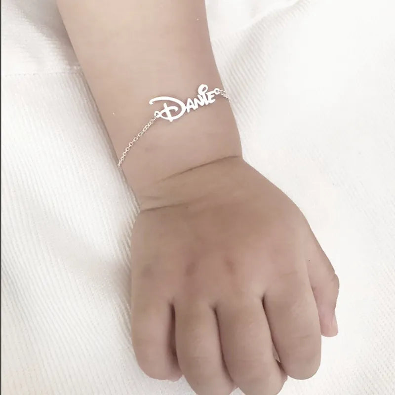 Pulseira infantil personalizada Prata 925 (nome)