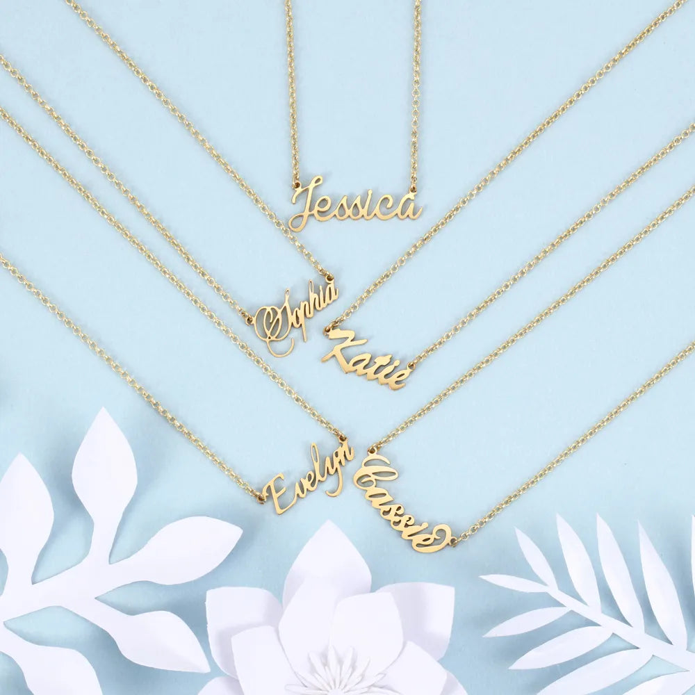 Colar Personalizado (Ouro 18k, Prata 925, Ouro Rose)