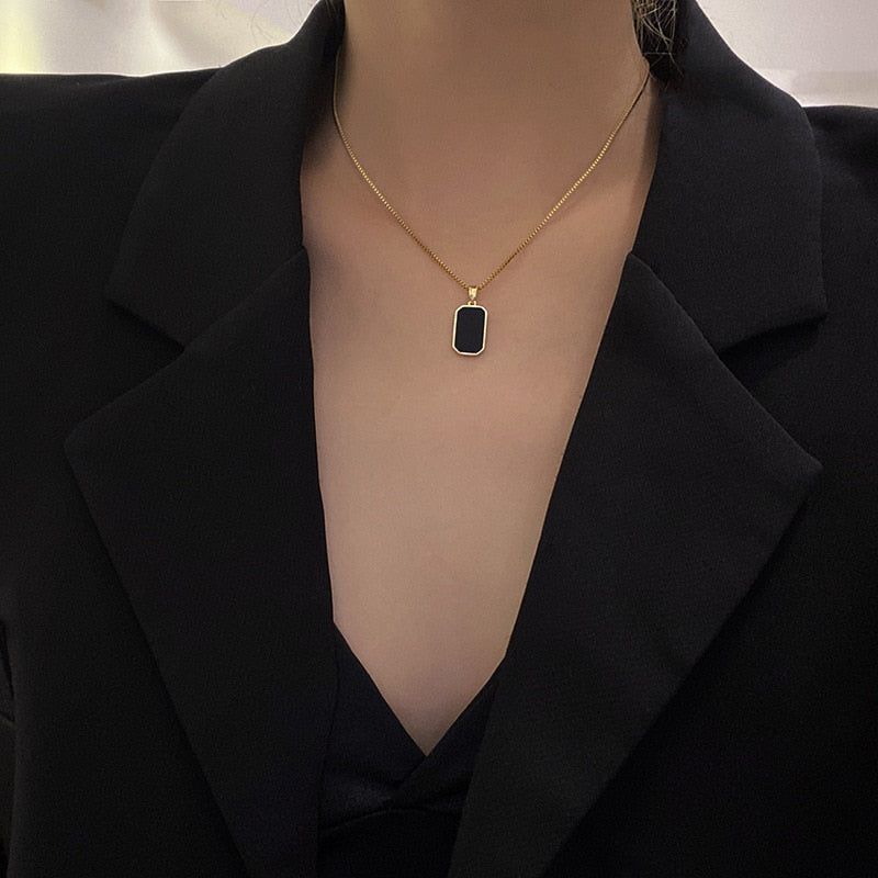 Colar Obsidiana Feminino