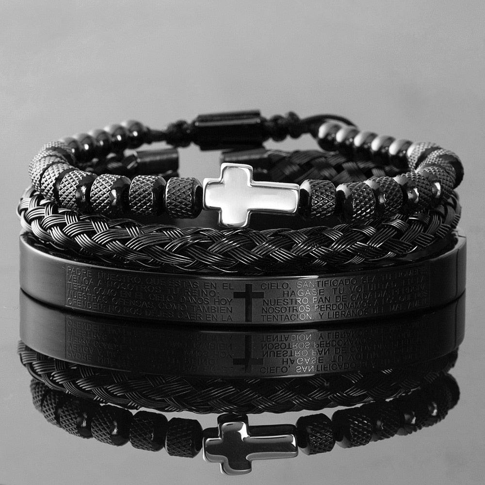 Conjunto de Braceletes Cruzados (Banhado 18k) - Basttino