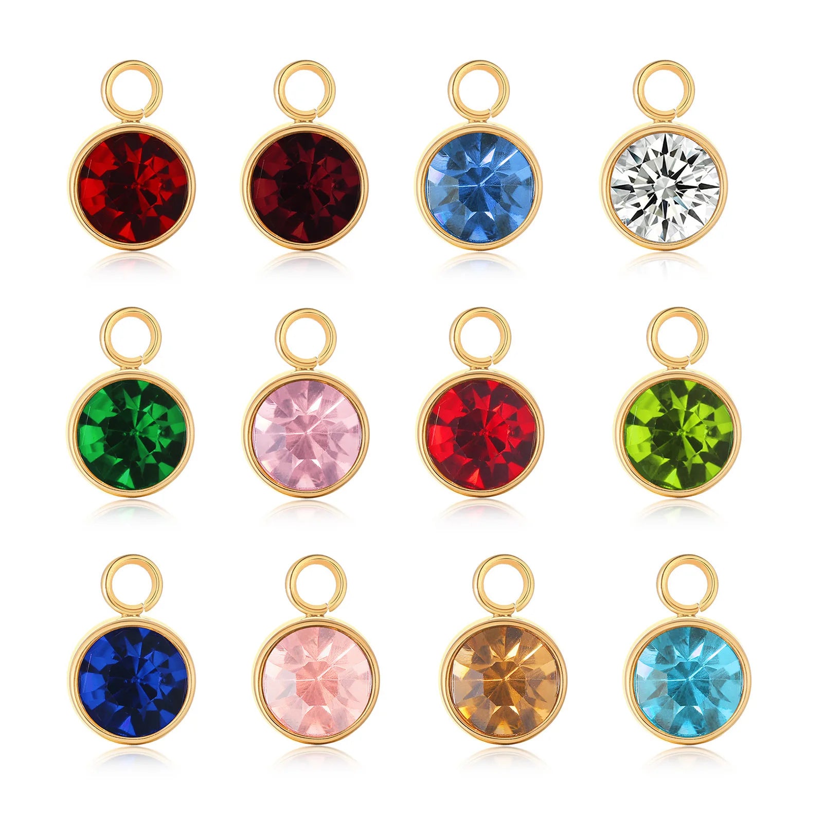 Pulseira personalizada com pingente de pedra (0 a 4 anos)