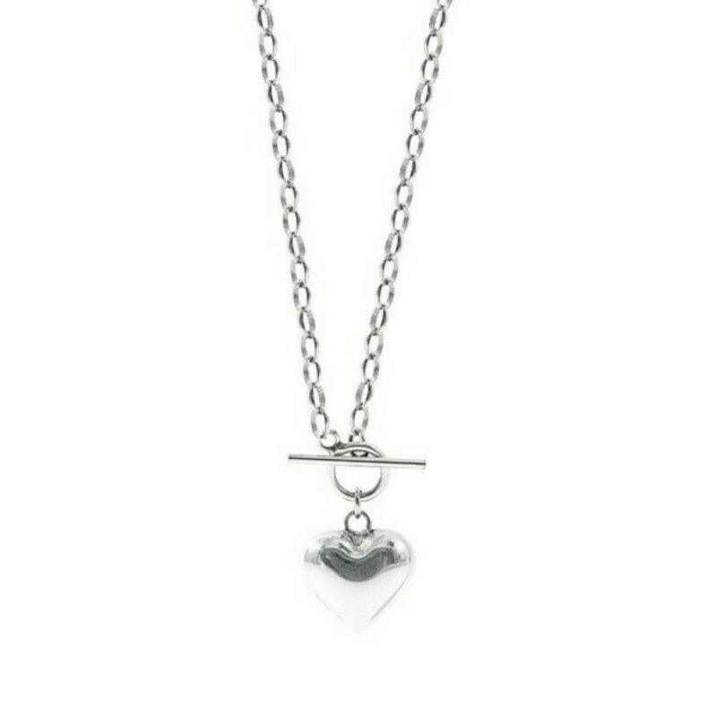 Colar De coração Prata 925 - Basttino