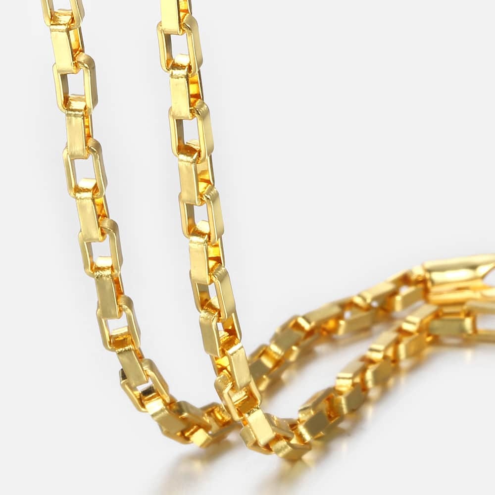 Colar Masculino Elo Veneziano (Banhado 18k)