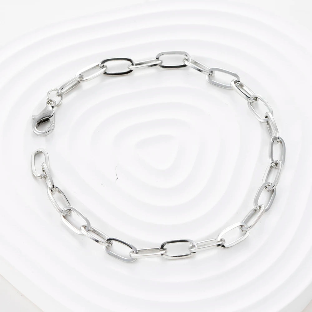 Pulseira masculina Elo Cartier prata