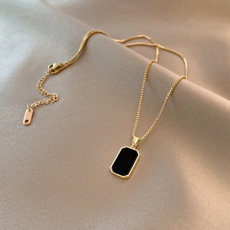 Colar Obsidiana Feminino