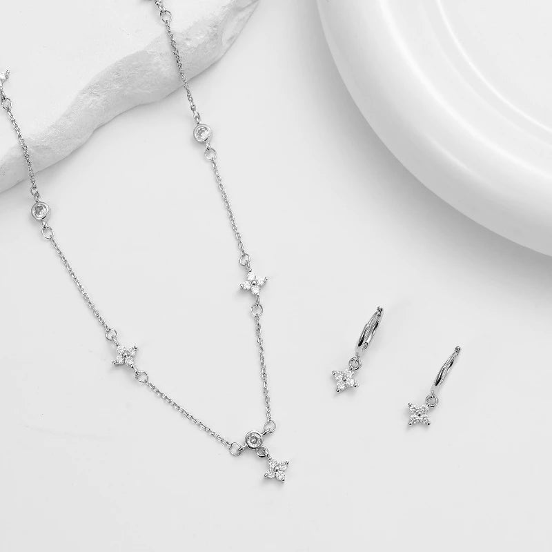 Conjunto Quatro pétalas (3 peças)