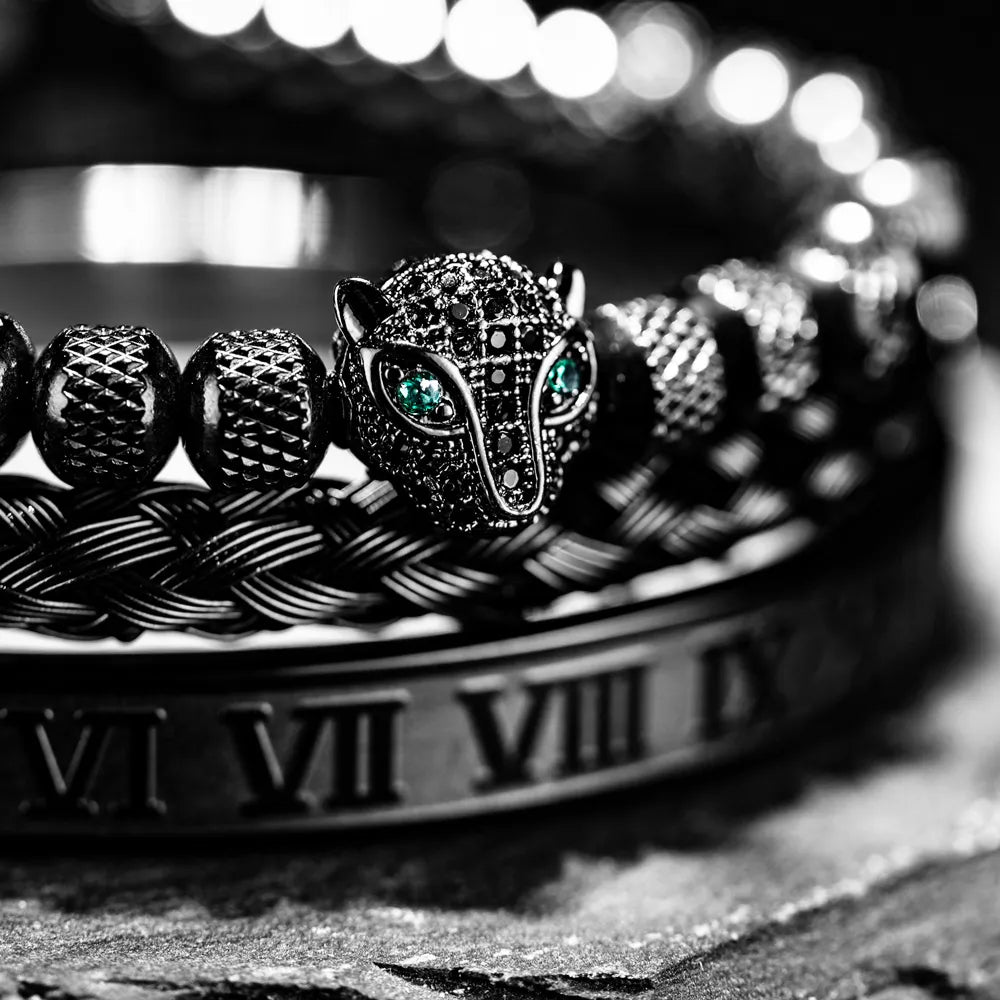 Bracelete Masculino Black Panther