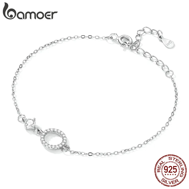 Pulseira circular prata 925