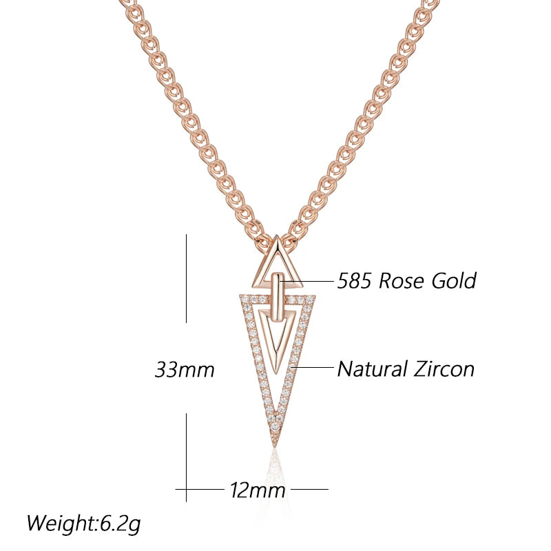Colar Amenas  - Ouro Rose 585 - Coleção 2025.2