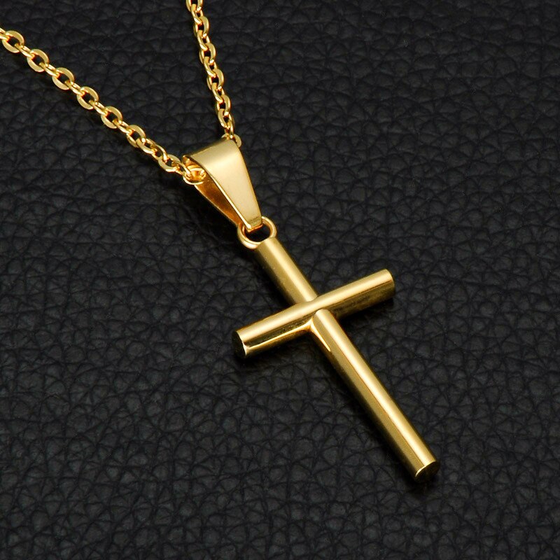 Colar Cruz Masculino (Banhado 18k)