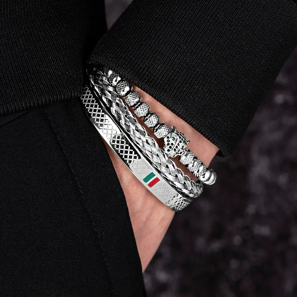 Bracelete Masculino Panther