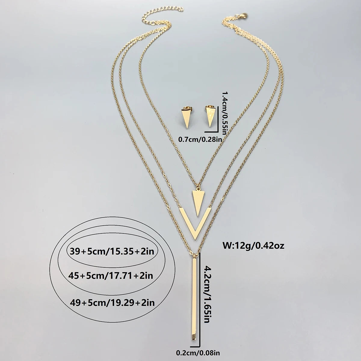 Conjunto feminino V geométrico