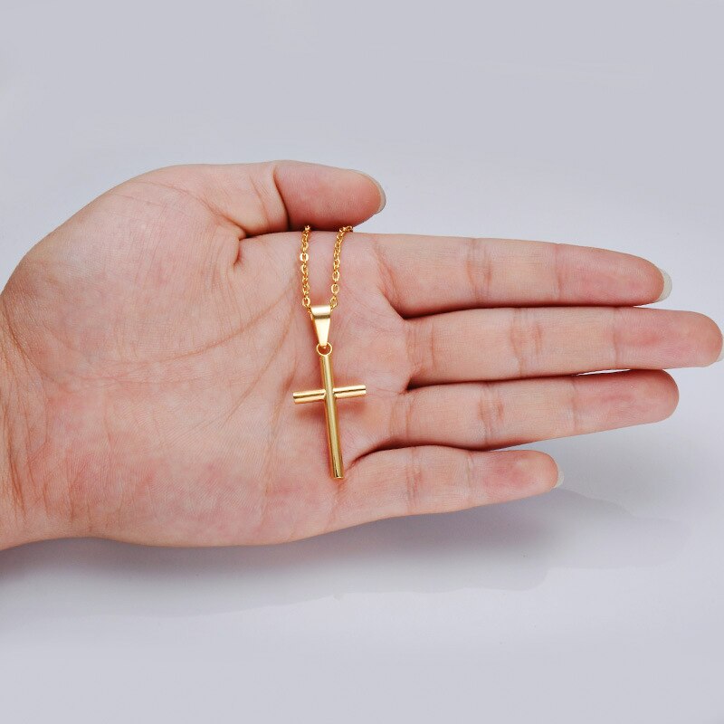 Colar Cruz Masculino (Banhado 18k)