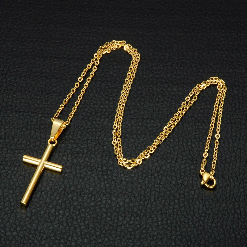 Colar Cruz Masculino (Banhado 18k)