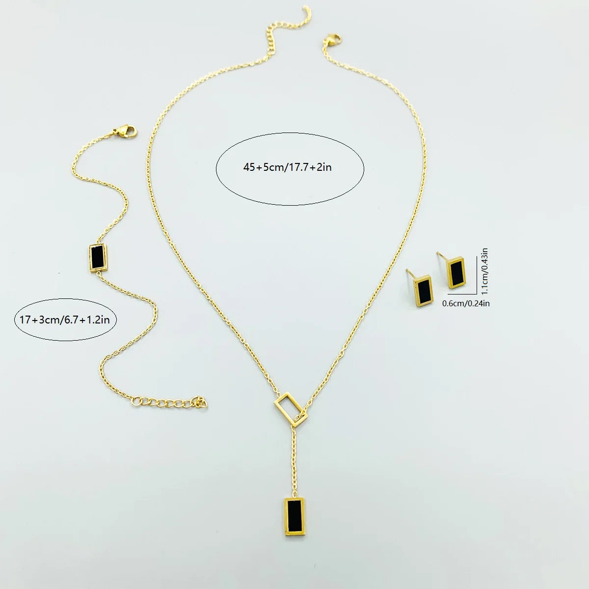 Conjunto Black obsidiam (4 peças)