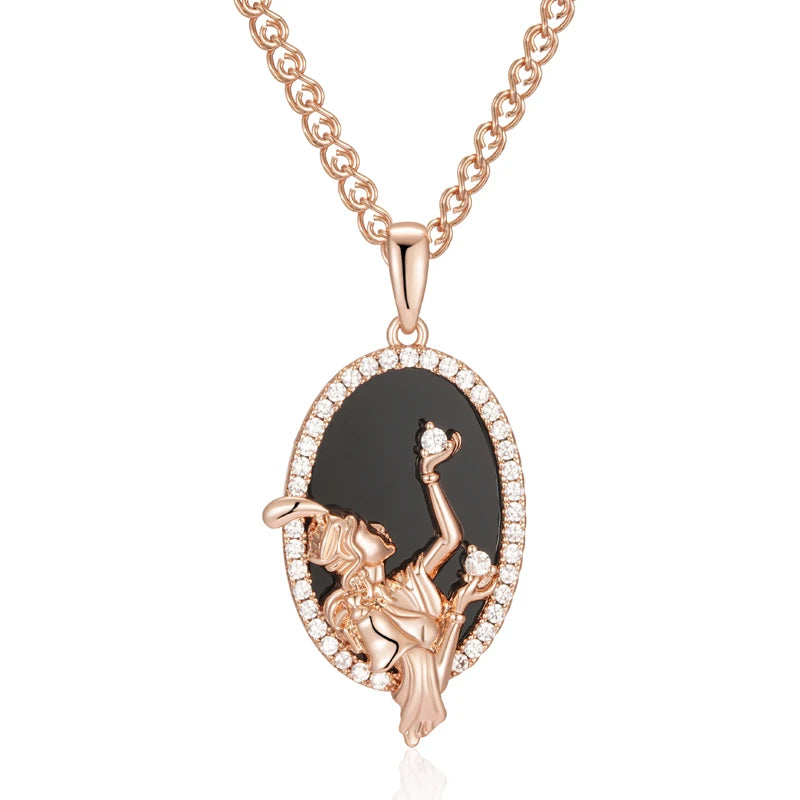 Colar Toque das Estrelas - Ouro Rose 585 - Coleção 2025.2