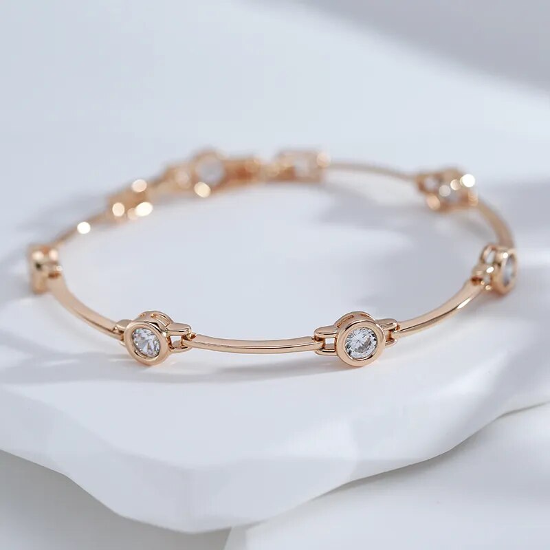 Bracelete Ouro Rose 585 Pérola Radiante