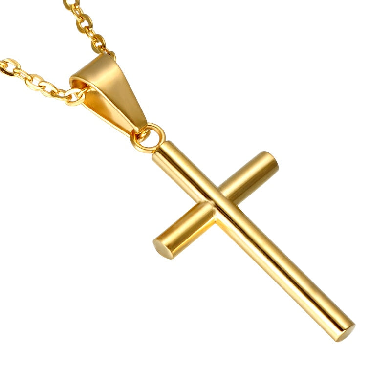 Colar Cruz Masculino (Banhado 18k)