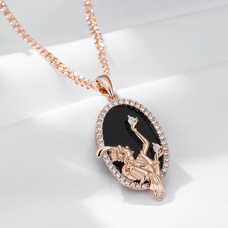 Colar Toque das Estrelas - Ouro Rose 585 - Coleção 2025.2