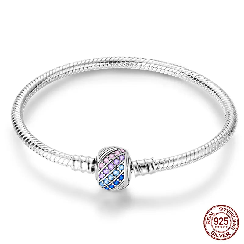 Pandoras braceletes prata 925 (1 ano de garantia)
