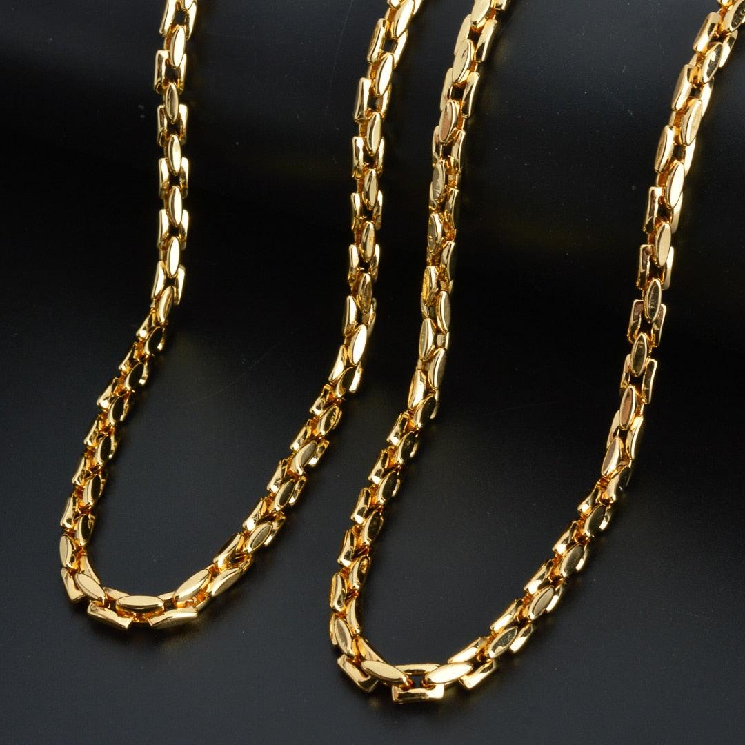 Corrente com elos Cartier (Banhada 18k) - Basttino
