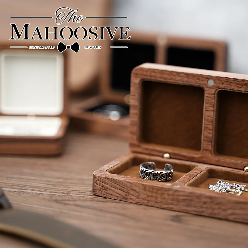 Caixa de madeira personalizada Dupla