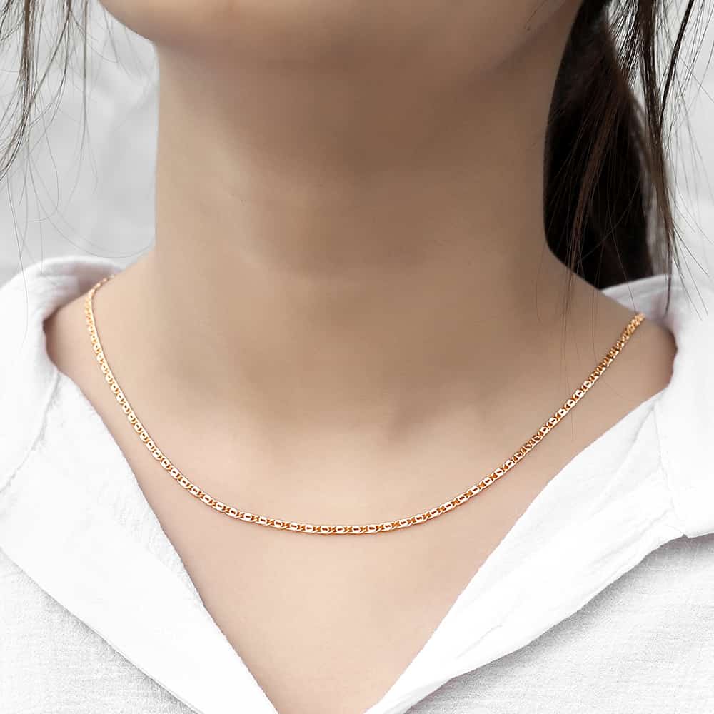 Colares em Ouro Rose Unissex