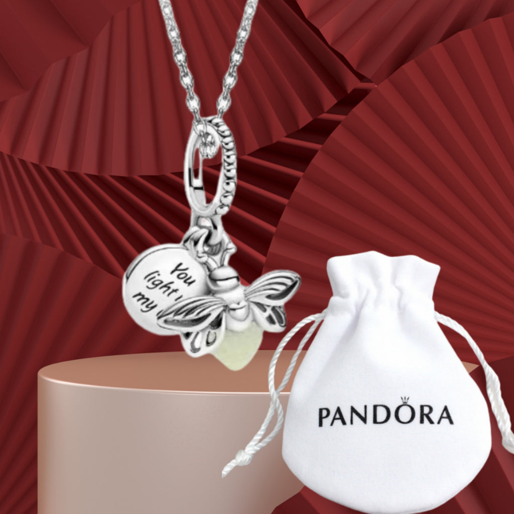 Colar pandora vagalume Luminescente
