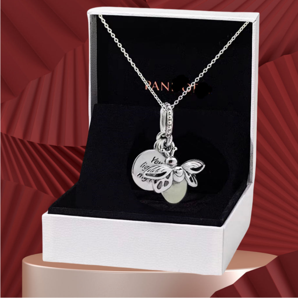 Colar pandora vagalume Luminescente
