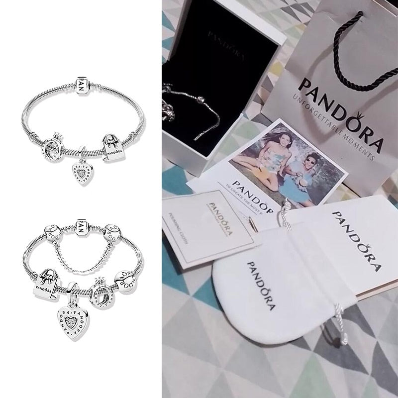 Kit Pandora prata 925